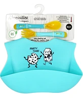 Jesse Lulu Teether Bibs and Silicone Bib Set