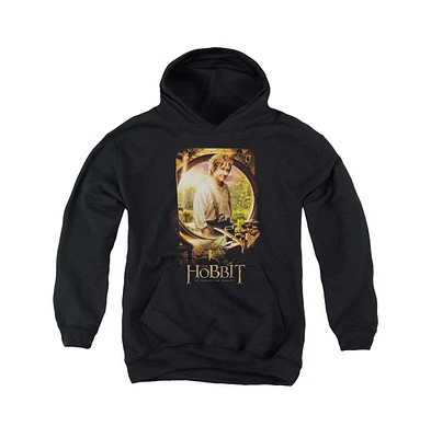 The Hobbit Youth Bilbo Poster Pull Over Hoodie / Hooded Sweatshirt