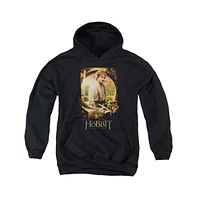 The Hobbit Boys Youth Bilbo Poster Pull Over Hoodie / Hooded Sweatshirt