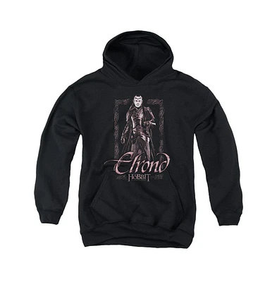 The Hobbit Boys Youth Elrond Stare Pull Over Hoodie / Hooded Sweatshirt