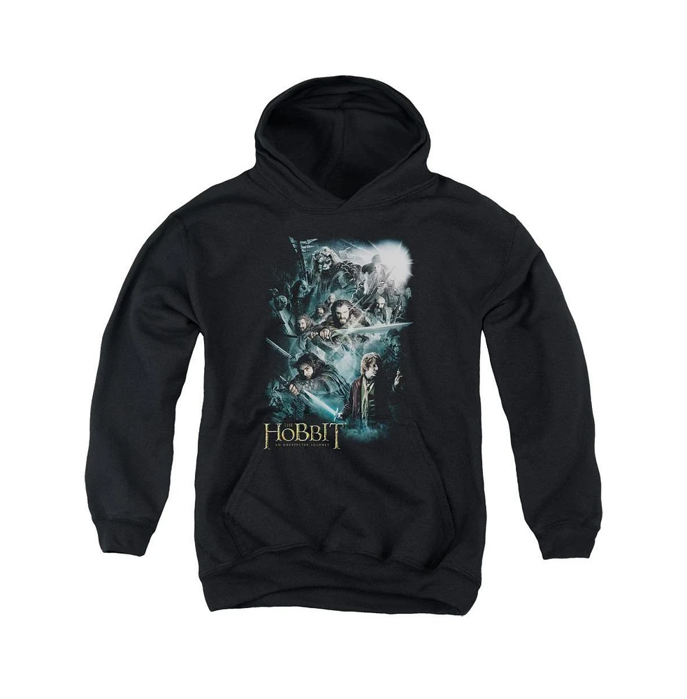 The Hobbit Boys Youth Epic Adventure Pull Over Hoodie / Hooded Sweatshirt