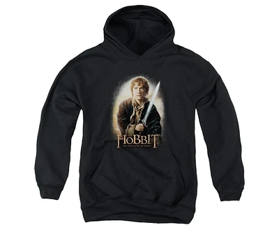 The Hobbit Boys Youth Bilbo And Sting Pull Over Hoodie / Hooded Sweatshirt