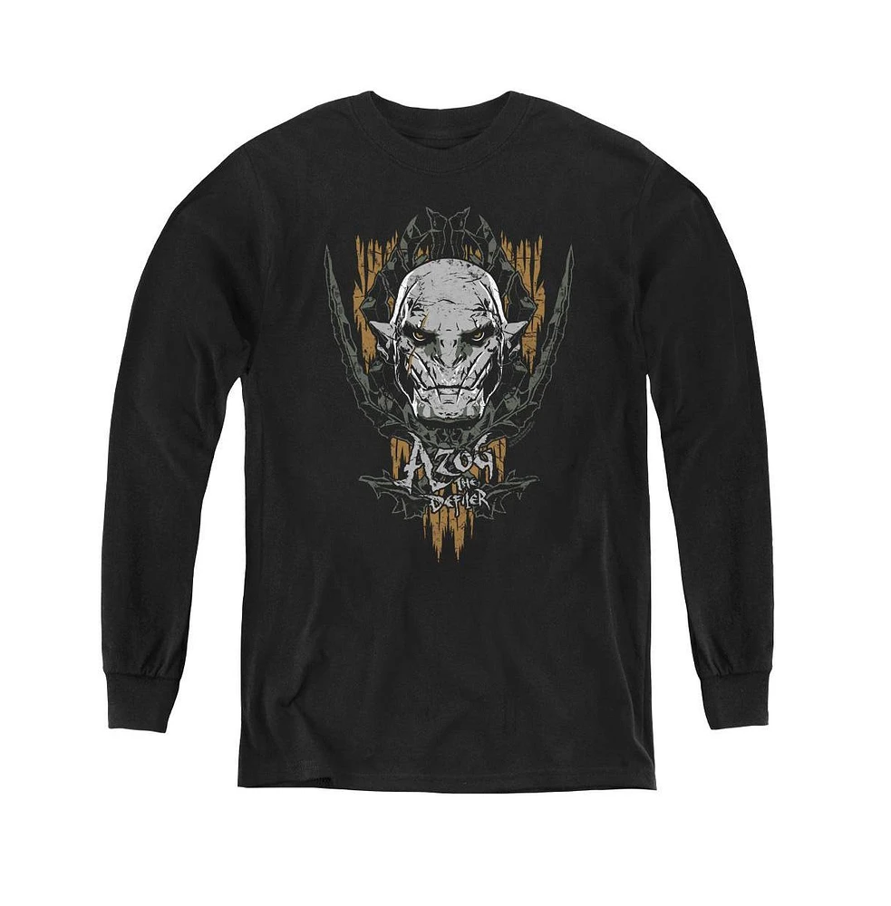 The Hobbit Boys Youth Azog Long Sleeve Sweatshirts