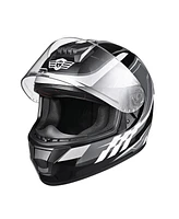 Ahr Run-F3 Full Face Motorcycle Helmet Dot Approved Removable Liner Street Bike M