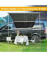 Yescom Car Side Awning Replacement 4.5x6 Ft Rooftop Tent Suv Outdoor Camping