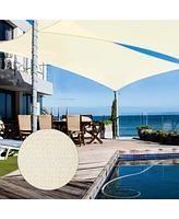 Yescom 2 Pack 13x10 Ft 97% Uv Block Rectangle Sun Shade Sail Hdpe Canopy Cover Net Lawn