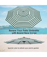 Yescom 3-Tier Patio Umbrella Replacement Canopy Market Table Top Market Pool