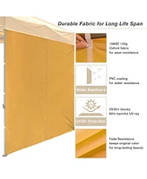 InstaHibit Sidewall UV30+ Fits 10x10ft Canopy Outdoor Picnic 1 Piece Backyard