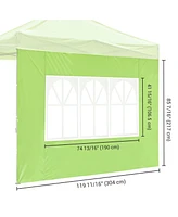 Instahibit Privacy Window Sidewall UV30+ Fits 10x10ft Canopy Camping 1 Piece