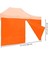 InstaHibit 1 Pack Side Wall for 10x15 Ft Ez Pop Up Canopy Tent UV50+ Zipper Pool