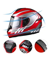 Ahr Run-F3 Full Face Motorcycle Helmet Dot Approved Street Bike Motocross Xxl