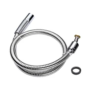 Aquaterior 41" Pre-Rinse Hose Stainless Steel for Commercial Kitchen Sink Faucet