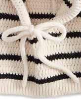 On 34th Women's Striped Drawstring Balaclava, Created for Macy's