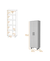 Fm Furniture Oklahoma Tall Pantry Cabinet