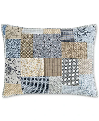 Charter Club Heritage Patchwork Cotton Sham, King, Created for Macy's