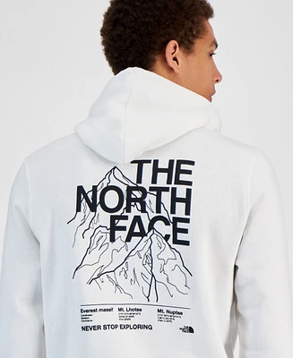 The North Face Men's Mountain Peaks Standard-Fit Printed Hoodie