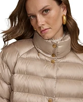 Donna Karan New York Women's Stand-Collar Down Puffer Cape