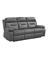 Homelegance White Label Corvallis 87" Double Reclining Sofa