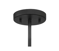 Marco Mid Century Modern Close To Ceiling Light Semi Flush Mount Fixture 26" Wide Sputnik 6-Light Black Branch Arm for Bedroom Hallway Living Room Din