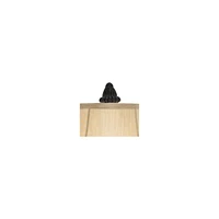 Hexagon Country Swing Arm Adjustable Wall Mounted Lamp Bronze Plug-In Light Fixture Dimmable Gold Bell Shade for Bedroom Bedside House Reading Living