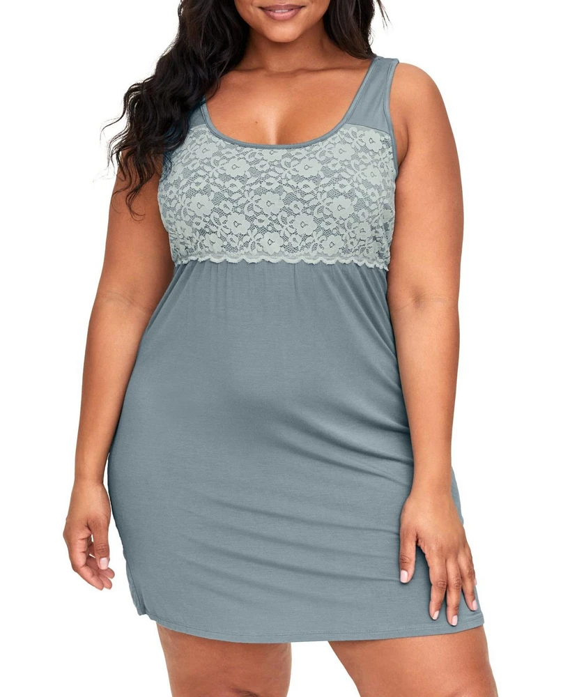 Adore Me Plus Size Baylee Knit Slip