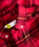 Epic Threads Toddler Boys Mary Plaid Flannel Shirt, Created for Macy's