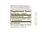 Solgar Vitamin D3-Cholecalciferol, 10,000 Iu, 120 S Gels