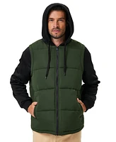 Hawke & Co. Men's Puffer Vest & Hoodie