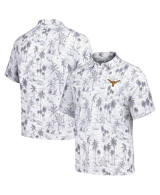 Tommy Bahama Men's Gray Texas Longhorns Sport Cabana Shores IslandZone Tri-Blend Polo Shirt