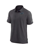 Nike Men's Black Carolina Panthers Sideline Lockup Performance Polo