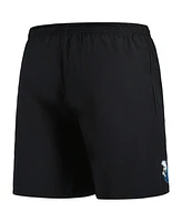 Mitchell & Ness Men's Black Charlotte Hornets Hardwood Classics 1989-2002 Throwback Logo Heritage Shorts