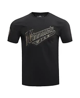 Pro Standard Men's Black Minnesota Wild Wordmark T-Shirt