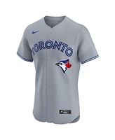 Nike Men's Gray Toronto Blue Jays Road Elite Jersey