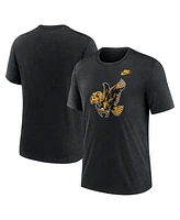 Nike Men's Heather Iowa Hawkeyes Blitz Evergreen Legacy Primary Tri-Blend T-Shirt