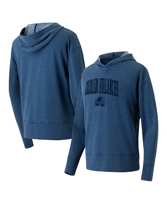 Concepts Sport Women's Navy Colorado Avalanche Volley Pullover Hoodie