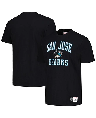 Mitchell & Ness Men's Black San Jose Sharks Legendary Slub T-Shirt