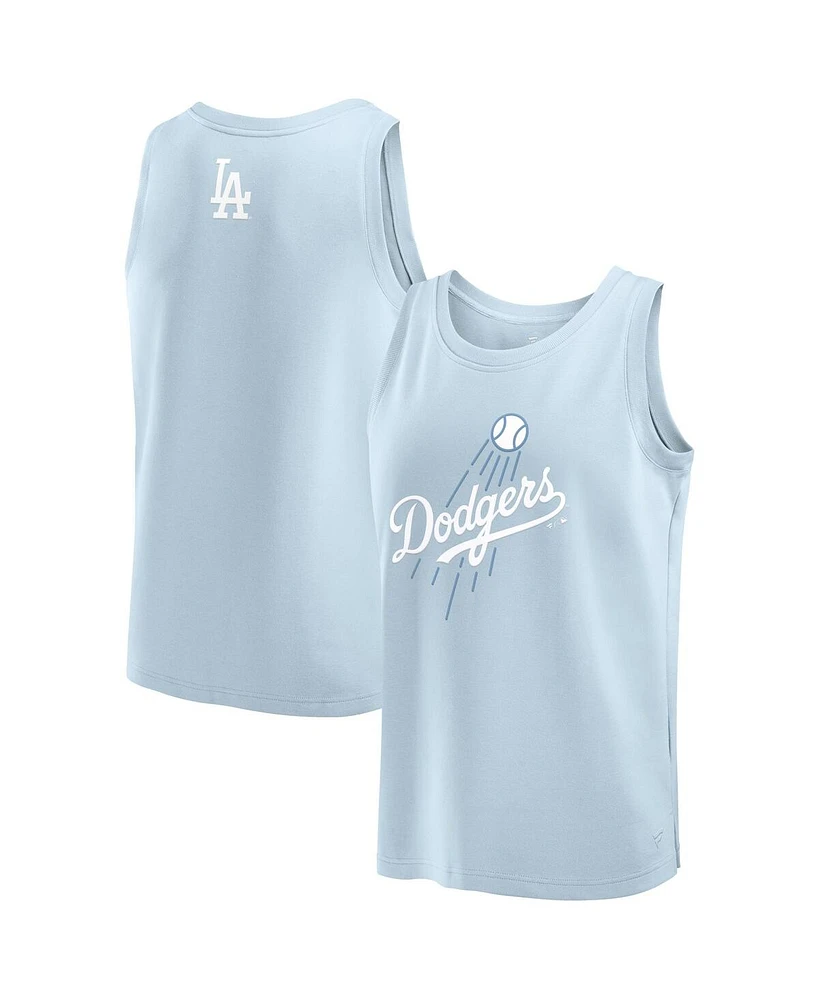 Fanatics Men's Light Blue Los Angeles Dodgers Elements Tank Top