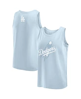 Fanatics Men's Light Blue Los Angeles Dodgers Elements Tank Top