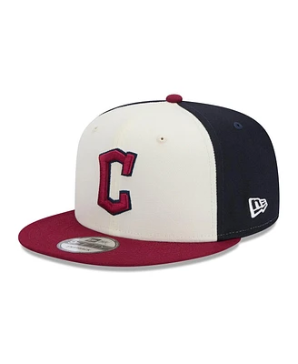 New Era Big Boys and Girls White/Red Cleveland Guardians 2024 City Connect 9FIFTY Snapback Hat