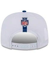 New Era Men's White/Royal Indianapolis Colts 2024 Nfl Training Camp Golfer Snapback Hat