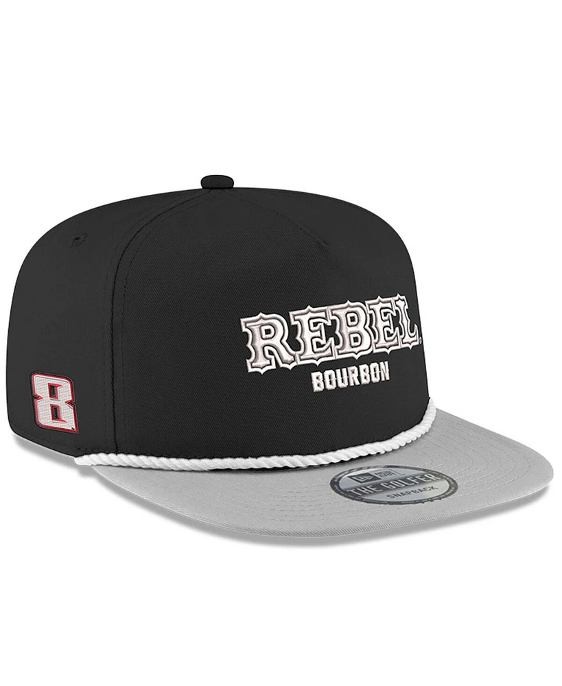 Richard Childress Racing Team Collection Men's Black Kyle Busch Rebel Bourbon Golfer Snapback Hat