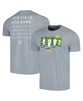 Baseballism Men's and Women's Heather Gray Field of Dreams This Field T-Shirt