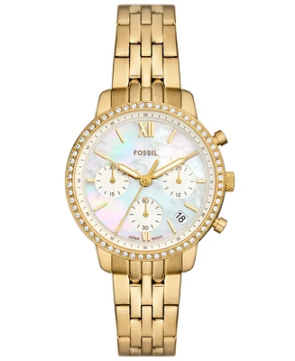 Fossil Women's Quartz Gold-Tone Stainless Steel Watch 36mm