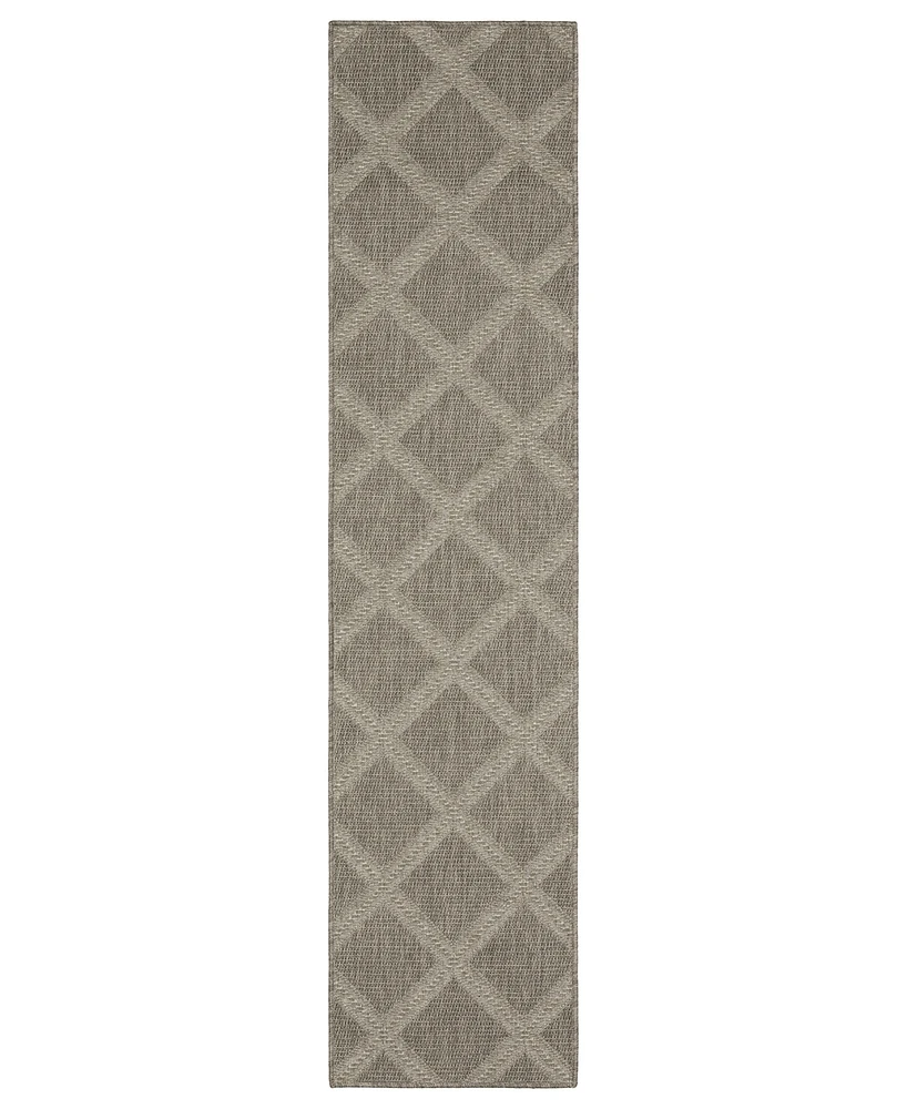 Oriental Weavers Caicos CA02N 1'10x7'6 Runner Area Rug