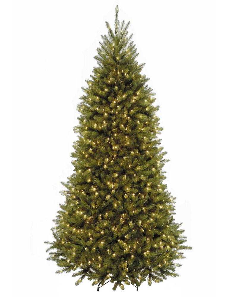 National Tree Company 7.5 ft. Pre-Lit Dunhill Fir Hinged Artificial Christmas Tree