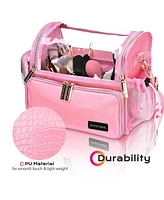 Byootique Makeup Brush Holder Case Stand-up Cosmetic Organizer Artist Travel Bag
