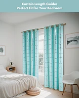 Intelligent Design Raina Total Metallic Print Blackout Curtain Single Panel For Bedroom, Antique Silver Grommet Top Fit Up To 1.25 Inches Rod C
