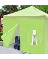 Instahibit 1080D 120g Privacy Sidewall Zipper UV30+ Fits 10x10fr Canopy 2 Pieces