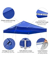 9.5x9.5Ft Outdoor Event Pop Up Canopy Tent Top Replacement with 4 Pack Sand Bag