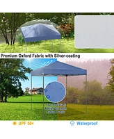 Slickblue 6.6 x Feet Outdoor Pop-up Canopy Tent with Upf 50+ Sun Protection